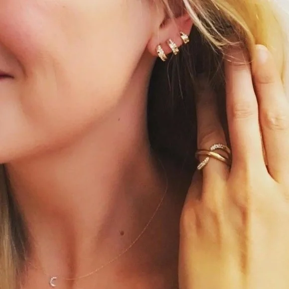 Stella & Dot | Gold + Pavé Aveda Wrap Ring Retired - Picture 3 of 9